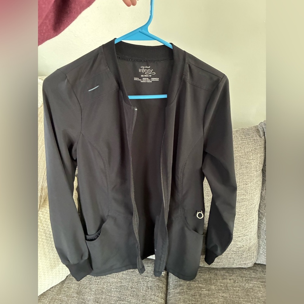 Cherokee INFINITY Women's Black Scrub Jacket